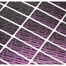 Waterproof Vinyl paper holographic Label